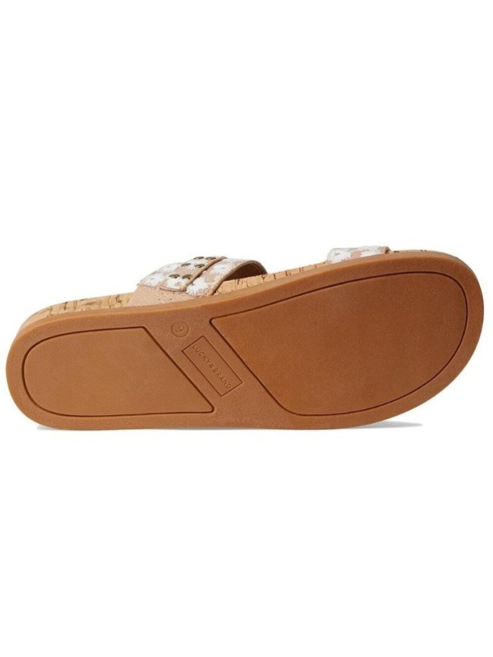 Lucky Brand Womens Dineesa Studded Two Band Flat Sandals Size 9.5 NEW - Picture 9 of 9